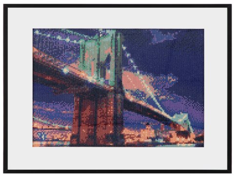 Diamentowy obraz - Most Brookliński, 40x50cm