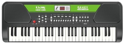 Keyboard Pianinko elektryczne z mikrofonem i wyświetlaczem lcd, 54 klawisze 187769 HH POLAND