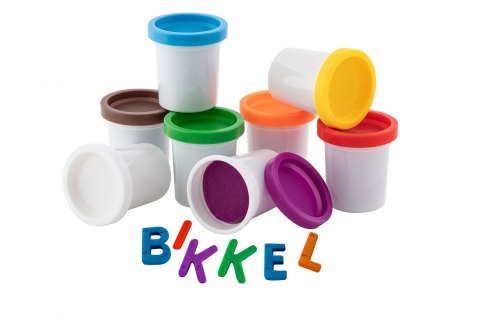 Modelina z literami 8 szt. (8x50g) + 26 literek