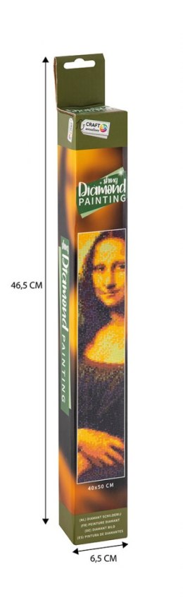 Obraz diamentowy - Mona Lisa, 40x50cm