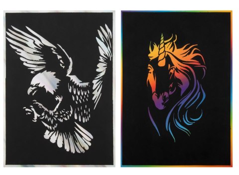 Zdrapywanki A4 w szablonach