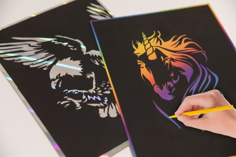 Zdrapywanki A4 w szablonach