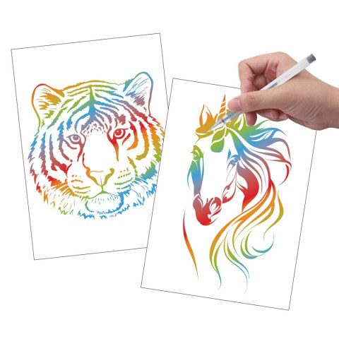 Zdrapywanki A4 w szablonach