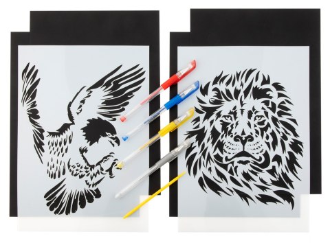 Zdrapywanki A4 w szablonach