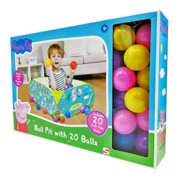 DAMI PEP-3228 PEPPA Basen z 20 piłkami 85x85x36 cm