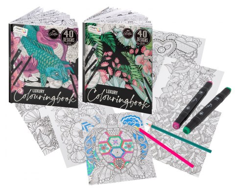 Kolorowanka luxe z brokatem