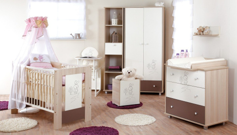 Klupś Komoda z przewijakiem SAFARI Zajączek