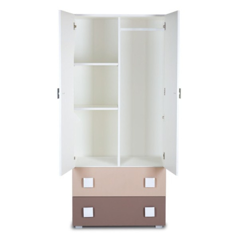 Klupś Szafa PAULA Latte 183x80x52