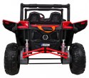 Buggy UTV-MX na akumulator dla dzieci Czerwony + Napęd 4x4 + Pilot + Audio LED + Schowek + EVA + Wolny Start