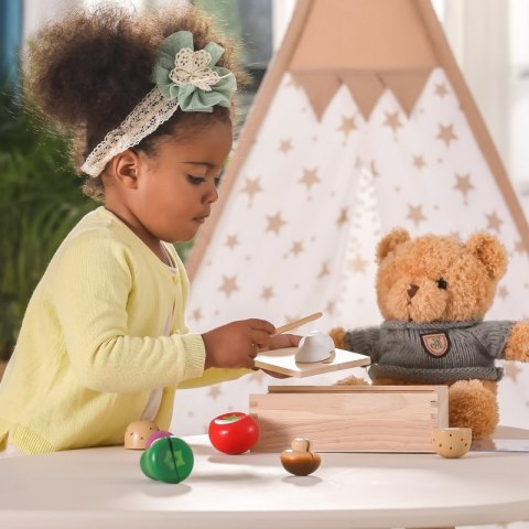 VIGA Zestaw warzyw do krojenia w skrzynce