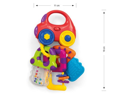 MILLY MALLY 0696-1 Muzyczna grzechotka Kluczyki Brum Brum