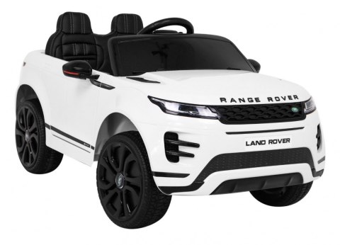 Range Rover Evoque na akumulator dla dzieci Biały SUV + Pilot
