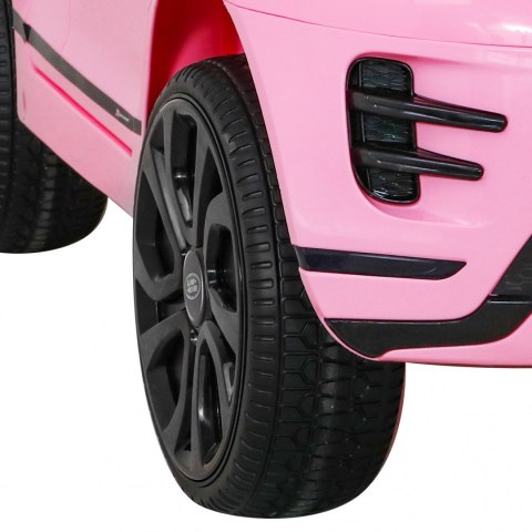 Range Rover Evoque na akumulator dla dzieci Różowy SUV + Pilot