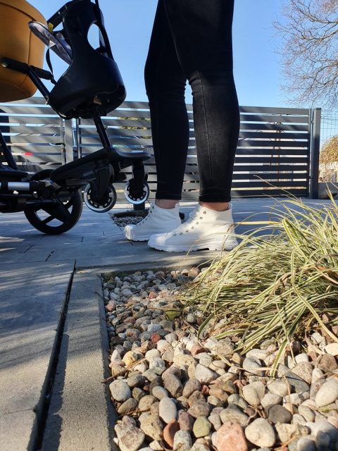 X RIDER Dostawka z siedziskiem mocowana do wózka, max 25 kg - bez poduszki / wkładki