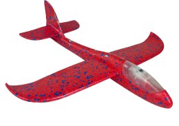 Duży Samolot Styropianowy Szybowiec Czerwony