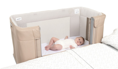 NEXT 2 ME FOREVER Chicco Łóżeczko dostawne 0m+ Next2Me HONEY BEIGE