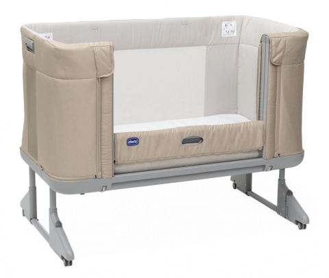 NEXT 2 ME FOREVER Chicco Łóżeczko dostawne 0m+ Next2Me HONEY BEIGE