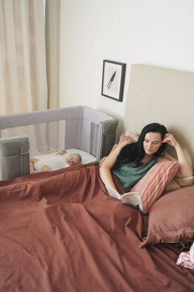 NEXT 2 ME FOREVER Chicco Łóżeczko dostawne 0m+ Next2Me HONEY BEIGE