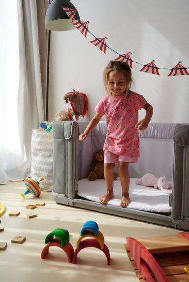 NEXT 2 ME FOREVER Chicco Łóżeczko dostawne 0m+ Next2Me HONEY BEIGE