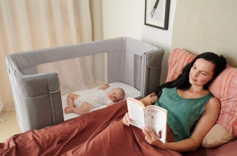 NEXT 2 ME FOREVER Chicco Łóżeczko dostawne 0m+ Next2Me HONEY BEIGE