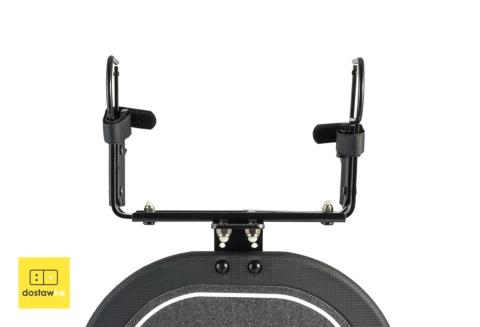 X RIDER PLUS Dostawka z siedziskiem mocowana do wózka, max 25 kg + poduszka / wkładka Czarna