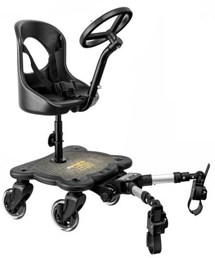 COZY 4 RIDER Dostawka z siedziskiem mocowana do wózka, max 25 kg + poduszka / wkładka Koparki