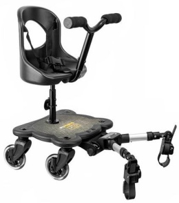 COZY 4S RIDER Dostawka z siedziskiem mocowana do wózka, max 25 kg - bez poduszki / wkładki