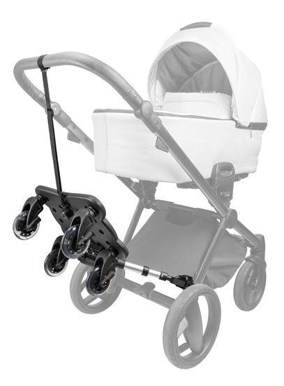 COZY 4S RIDER Dostawka z siedziskiem mocowana do wózka, max 25 kg + poduszka / wkładka Trójkąty