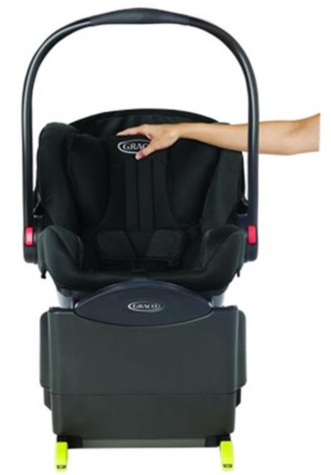 Graco Snugride I-Size R-129 + Baza I-size 7 stopni, fotelik do ( 84 cm) 15 miesiąca - Midnight Black