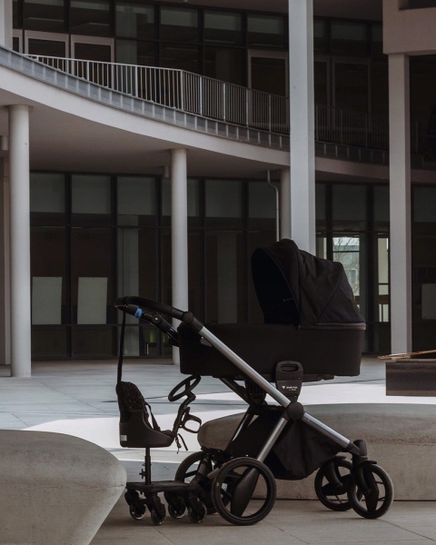 COZY 4 RIDER Dostawka z siedziskiem mocowana do wózka, max 25 kg + poduszka / wkładka Jednorożec