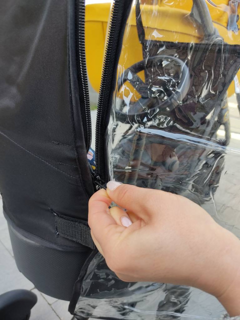 DELUXE Osłona przeciwdeszczowa do dostawki X Rider, Cozy Rider, Cozy 4 Rider, Side Rider