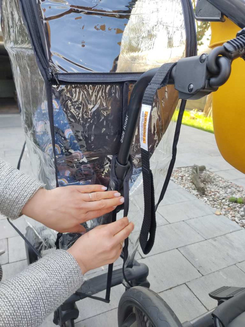 DELUXE Osłona przeciwdeszczowa do dostawki X Rider, Cozy Rider, Cozy 4 Rider, Side Rider