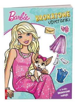 Książka Barbie. Brokatowe ubieranki SDLB-1101