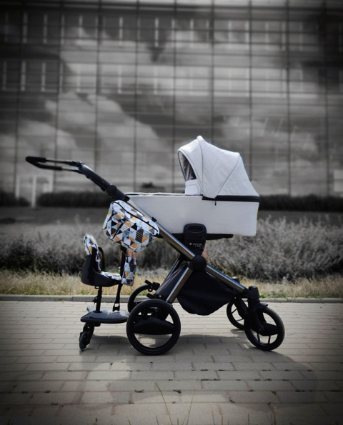 Przedłużka do rączki wózka to rozwiązanie, które dodatkowo podnosi komfort spacerów z dostawką