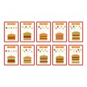 TOOKY TOY Restauracja Duży Drewniany Burger Układanka dla Dzieci 21 el. FSC
