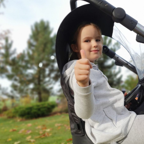 Uniwersalna osłona przeciwdeszczowa do dostawki X Rider, Cozy Rider, Cozy 4 Rider, Side Rider