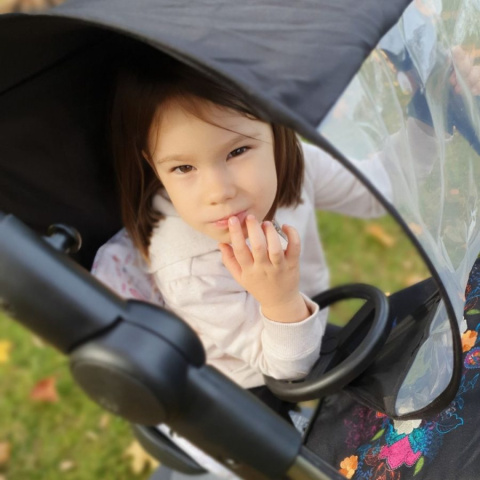 Uniwersalna osłona przeciwdeszczowa do dostawki X Rider, Cozy Rider, Cozy 4 Rider, Side Rider