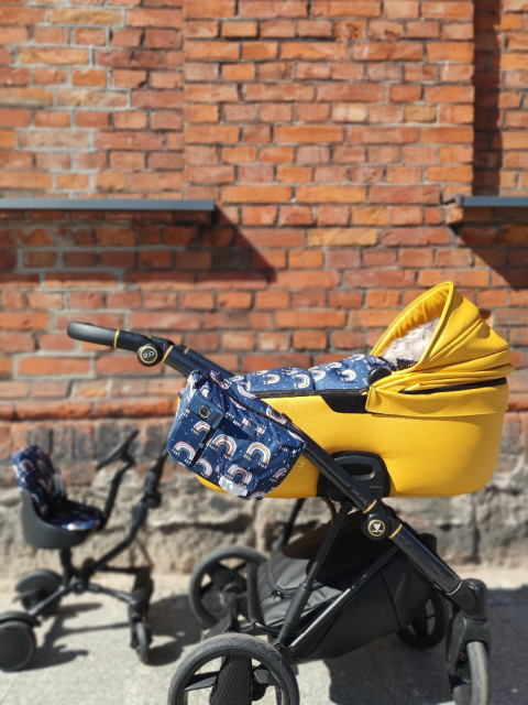 Uniwersalna torba boczna do wózka - Niedźwiadki