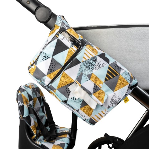 Uniwersalna torba boczna do wózka - Tęcza