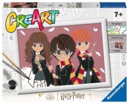 Malowanka CreArt dla dzieci: Harry Potter: magiczna trójca. 201389 RAVENSBURGER malowanie po numerach