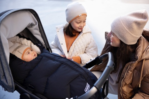 Śpiworek dla dziecka do fotelika/wózka Voksi Move - jasny seledyn