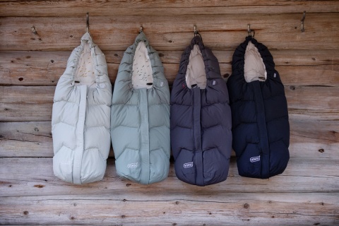 Śpiworek dla dziecka do fotelika/wózka Voksi Move - jasny seledyn