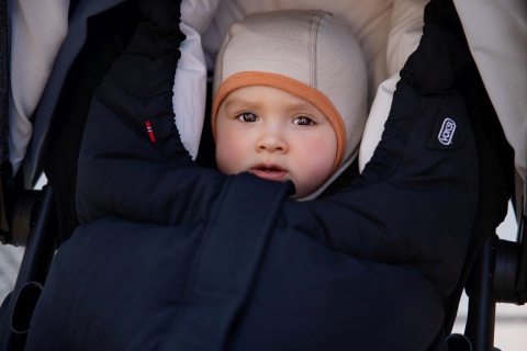 Śpiworek dla dziecka do fotelika/wózka Voksi Move - zielony morski