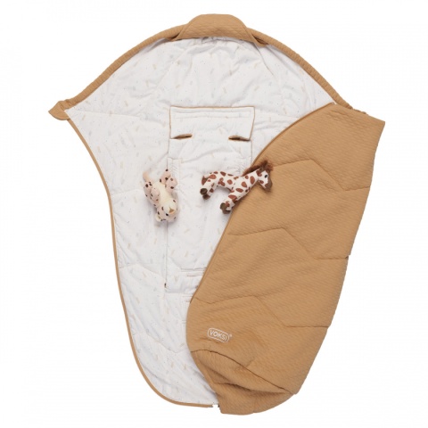 Śpiworek do fotelika/wózka Voksi Breeze Light - ciepły beż
