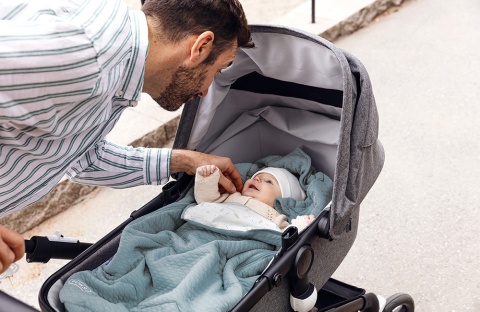 Śpiworek do fotelika/wózka Voksi Breeze Light - szary