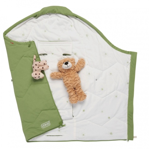 Śpiworek do wózka/fotelika Voksi Sky Light - zielony
