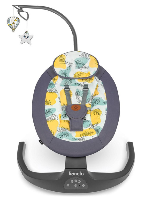 RALF Lionelo Bujaczek leżaczek dla dzieci 2w1 - Grey Concrete