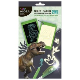 Tablet i tablica do rysowania światłem + arkusz Dinozaur Kidea