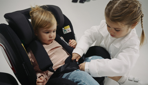 ANTOON PLUS RWF Lionelo 4* ADAC obrotowy fotelik samochodowy 360° i-Size Isofix 0-18 kg - Black Onyx