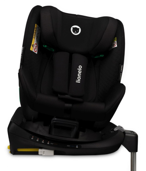 ANTOON PLUS RWF Lionelo 4* ADAC obrotowy fotelik samochodowy 360° i-Size Isofix 0-18 kg - Black Onyx